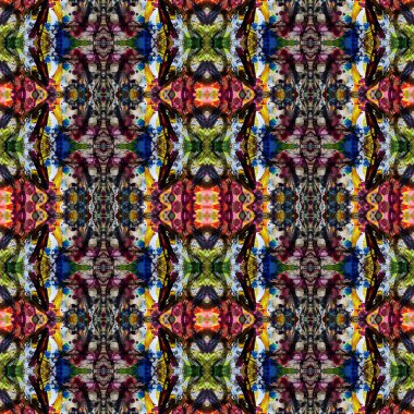 Kusursuz desen. Kusursuz bir doku. Soyut sonsuz desen. kaleydoskop