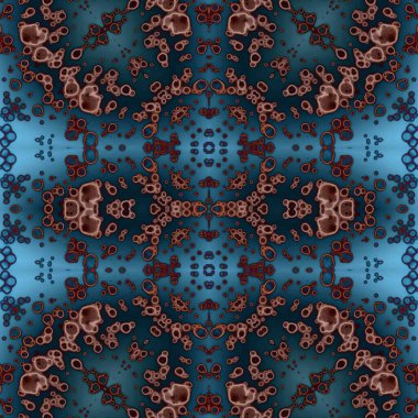 Kusursuz desen. Kusursuz bir doku. Soyut sonsuz desen. kaleydoskop