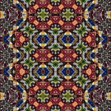 Kusursuz desen. Kusursuz bir doku. Soyut sonsuz desen. kaleydoskop