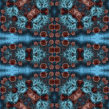 Kusursuz desen. Kusursuz bir doku. Soyut sonsuz desen. kaleydoskop