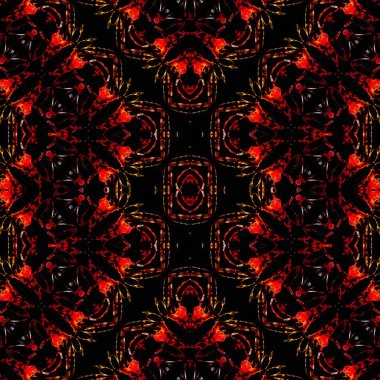 Kusursuz desen. Kusursuz bir doku. Soyut sonsuz desen. kaleydoskop