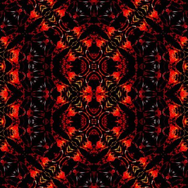 Kusursuz desen. Kusursuz bir doku. Soyut sonsuz desen. kaleydoskop