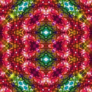 Kusursuz desen. Kusursuz bir doku. Soyut sonsuz desen. kaleydoskop