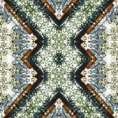 Kusursuz desen. Kusursuz bir doku. Soyut sonsuz desen. kaleydoskop