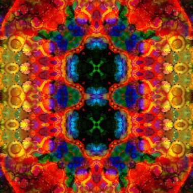 Kusursuz desen. Kusursuz bir doku. Soyut sonsuz desen. kaleydoskop