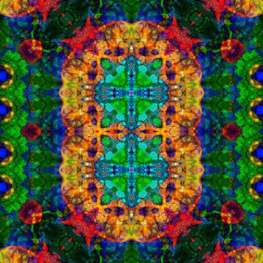 Kusursuz desen. Kusursuz bir doku. Soyut sonsuz desen. kaleydoskop