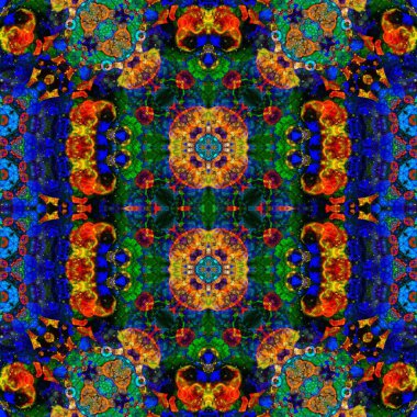 Kusursuz desen. Kusursuz bir doku. Soyut sonsuz desen. kaleydoskop