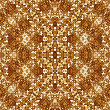 Kusursuz desen. Kusursuz bir doku. Soyut sonsuz desen. kaleydoskop