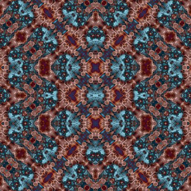 Kusursuz desen. Kusursuz bir doku. Soyut sonsuz desen. kaleydoskop