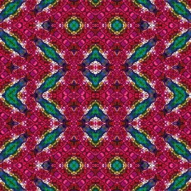 Kusursuz desen. Kusursuz bir doku. Soyut sonsuz desen. kaleydoskop