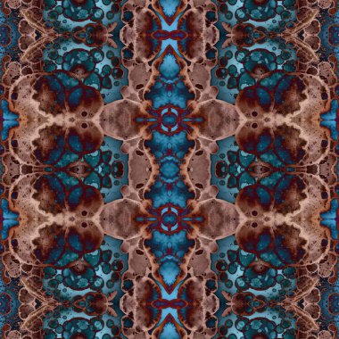 Kusursuz desen. Kusursuz bir doku. Soyut sonsuz desen. kaleydoskop