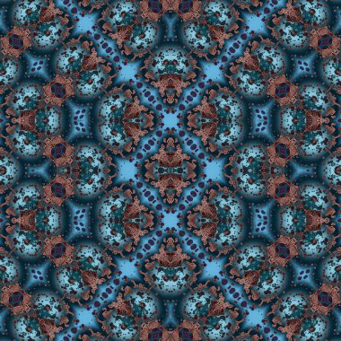 Kusursuz desen. Kusursuz bir doku. Soyut sonsuz desen. kaleydoskop