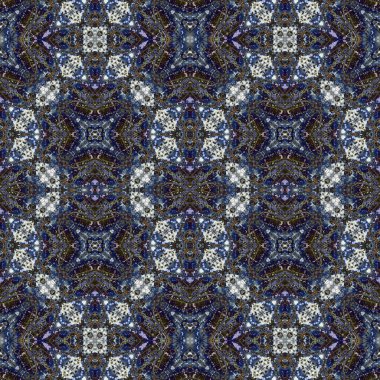 Kusursuz desen. Kusursuz bir doku. Soyut sonsuz desen. kaleydoskop