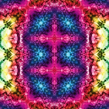 Kusursuz desen. Kusursuz bir doku. Soyut sonsuz desen. kaleydoskop