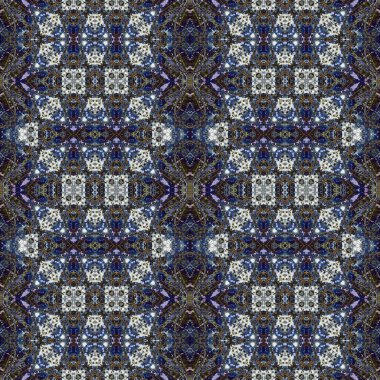 Kusursuz desen. Kusursuz bir doku. Soyut sonsuz desen. kaleydoskop