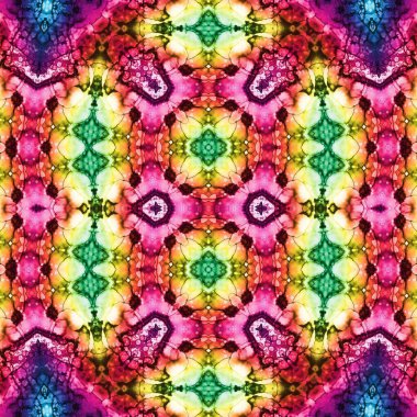 Kusursuz desen. Kusursuz bir doku. Soyut sonsuz desen. kaleydoskop