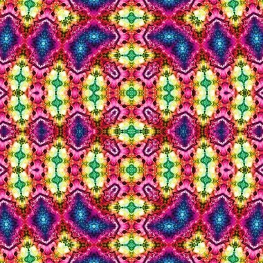 Kusursuz desen. Kusursuz bir doku. Soyut sonsuz desen. kaleydoskop