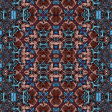 Kusursuz desen. Kusursuz bir doku. Soyut sonsuz desen. kaleydoskop