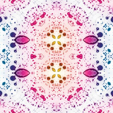 Kusursuz desen. Kusursuz bir doku. Soyut sonsuz desen. kaleydoskop