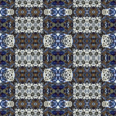 Kusursuz desen. Kusursuz bir doku. Soyut sonsuz desen. kaleydoskop