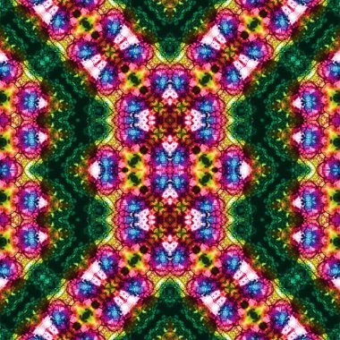 Kusursuz desen. Kusursuz bir doku. Soyut sonsuz desen. kaleydoskop