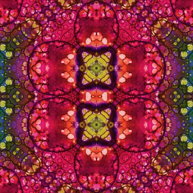 Kusursuz desen. Kusursuz bir doku. Soyut sonsuz desen. kaleydoskop