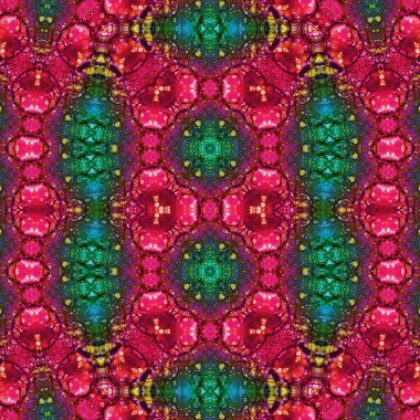 Kusursuz desen. Kusursuz bir doku. Soyut sonsuz desen. kaleydoskop