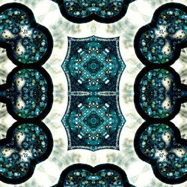 Kusursuz desen. Kusursuz bir doku. Soyut sonsuz desen. kaleydoskop