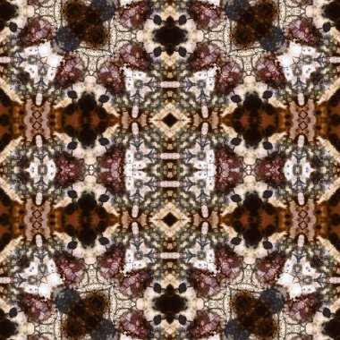 Kusursuz desen. Kusursuz bir doku. Soyut sonsuz desen. kaleydoskop