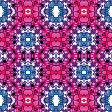 Kusursuz desen. Kusursuz bir doku. Soyut sonsuz desen. kaleydoskop