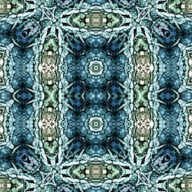 Kusursuz desen. Kusursuz bir doku. Soyut sonsuz desen. kaleydoskop