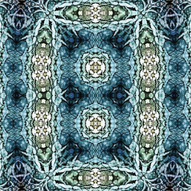 Kusursuz desen. Kusursuz bir doku. Soyut sonsuz desen. kaleydoskop