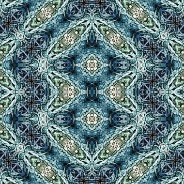 Kusursuz desen. Kusursuz bir doku. Soyut sonsuz desen. kaleydoskop