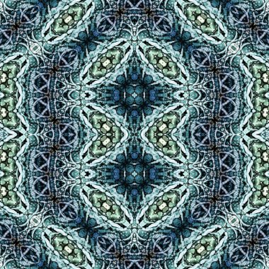 Kusursuz desen. Kusursuz bir doku. Soyut sonsuz desen. kaleydoskop