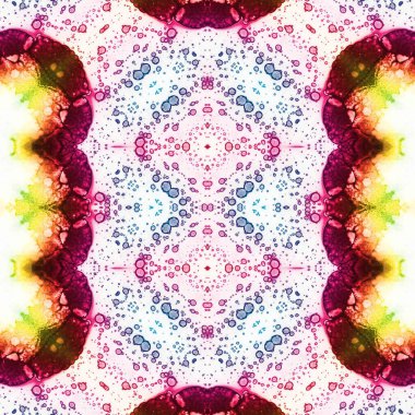 Kusursuz desen. Kusursuz bir doku. Soyut sonsuz desen. kaleydoskop