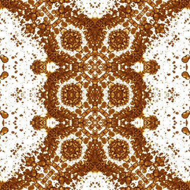 Kusursuz desen. Kusursuz bir doku. Soyut sonsuz desen. kaleydoskop