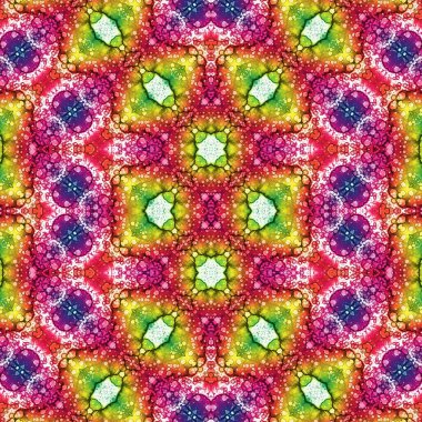 Kusursuz desen. Kusursuz bir doku. Soyut sonsuz desen. kaleydoskop