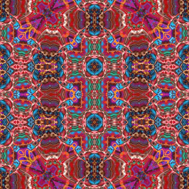 Kusursuz desen. Kusursuz bir doku. Soyut sonsuz desen. kaleydoskop