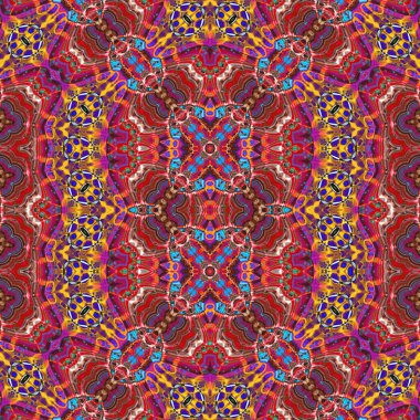 Kusursuz desen. Kusursuz bir doku. Soyut sonsuz desen. kaleydoskop