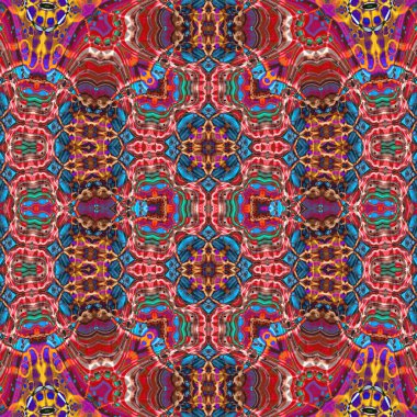 Kusursuz desen. Kusursuz bir doku. Soyut sonsuz desen. kaleydoskop