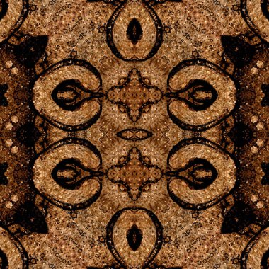 Kusursuz desen. Kusursuz bir doku. Soyut sonsuz desen. kaleydoskop