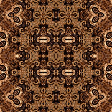 Kusursuz desen. Kusursuz bir doku. Soyut sonsuz desen. kaleydoskop