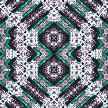 Kusursuz desen. Kusursuz bir doku. Soyut sonsuz desen. kaleydoskop