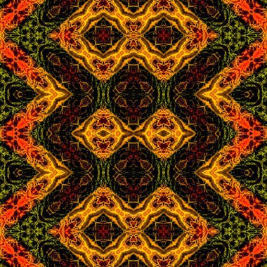 Kusursuz desen. Kusursuz bir doku. Soyut sonsuz desen. kaleydoskop