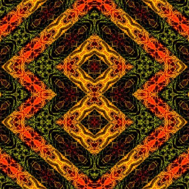 Kusursuz desen. Kusursuz bir doku. Soyut sonsuz desen. kaleydoskop