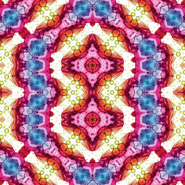 Kusursuz desen. Kusursuz bir doku. Soyut sonsuz desen. kaleydoskop