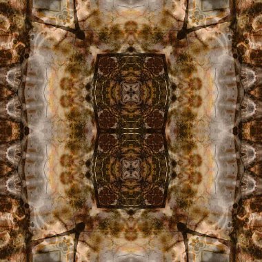 Kusursuz desen. Kusursuz bir doku. Soyut sonsuz desen. kaleydoskop