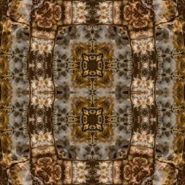 Kusursuz desen. Kusursuz bir doku. Soyut sonsuz desen. kaleydoskop