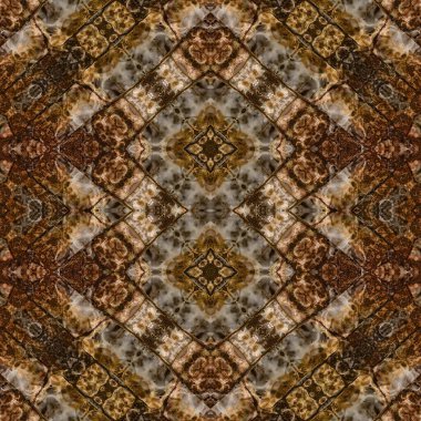 Kusursuz desen. Kusursuz bir doku. Soyut sonsuz desen. kaleydoskop