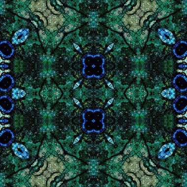 Kusursuz desen. Kusursuz bir doku. Soyut sonsuz desen. kaleydoskop